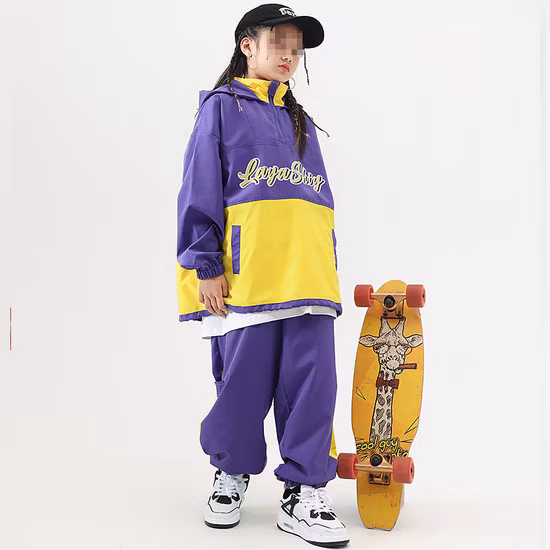 Ropa de baile jazz para niñas adolescentes Ropa para niños Ropa de actuación de hip hop para niñas de 3