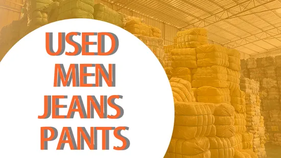 Top Quality Second Hand Jeans for Men Used Clothes Ropa PARA Mujer 